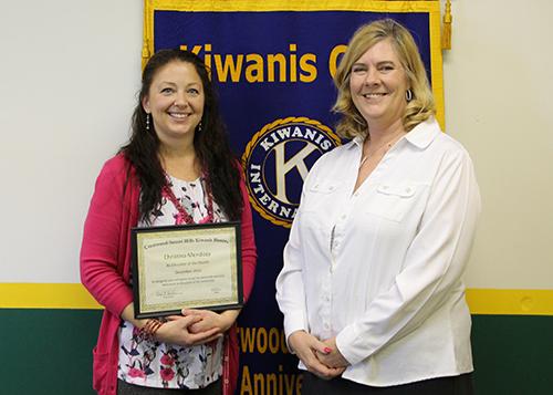 Kiwanis Club Honors Distinguished Educators Kiwanis Club Honors Distinguished Educators